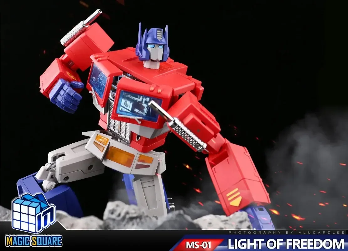 MS-TOYS Transformation MS-01 24CM OP Commander Metallic Color 2.0 VER Light Of Freedom MP Action Figure Toy