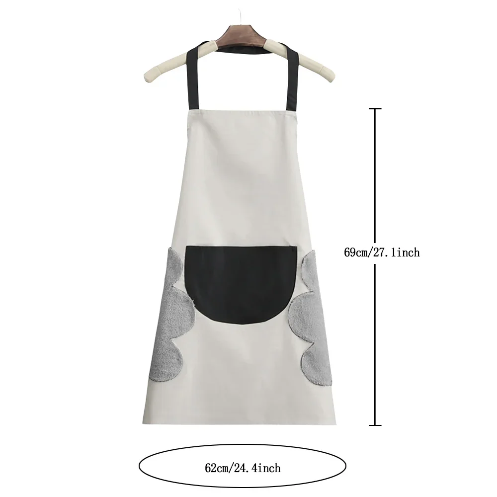 Cooking Work Clothes Light and Thin with Pockets Can Wipe Hands Milk Tea Flower Shop Work Clothes Apron Sleeveless Apron