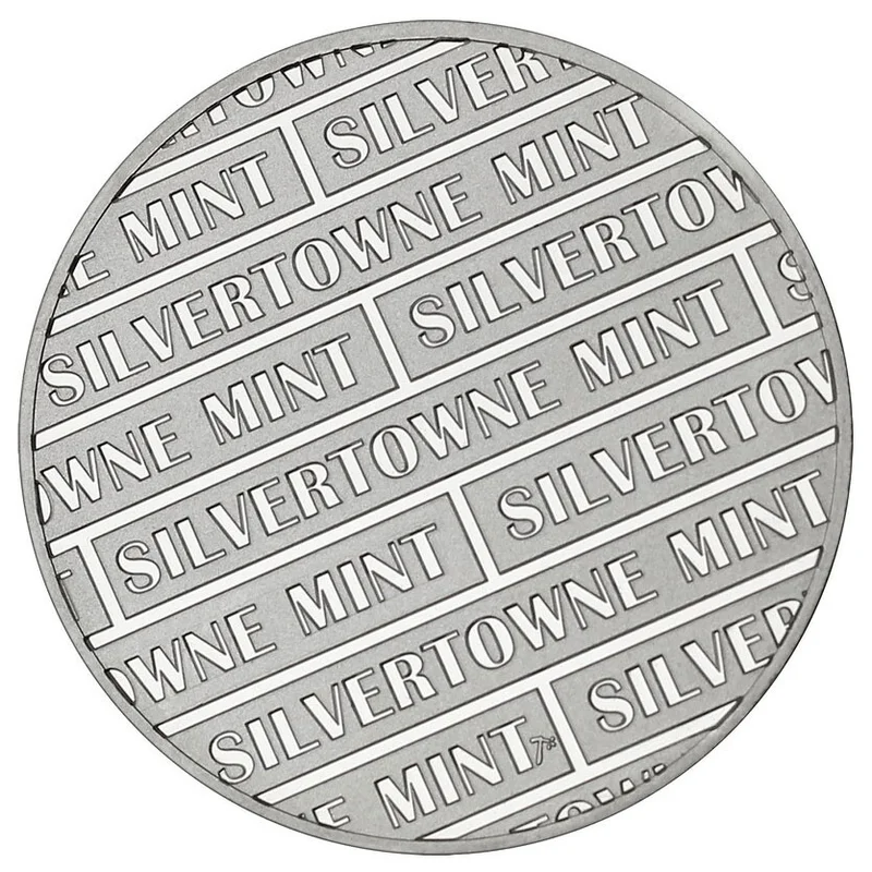 لفة من 20 - 1 أوقية تروي.999 عملة تذكارية فضية رفيعة - تصميم النسر الأقوياء