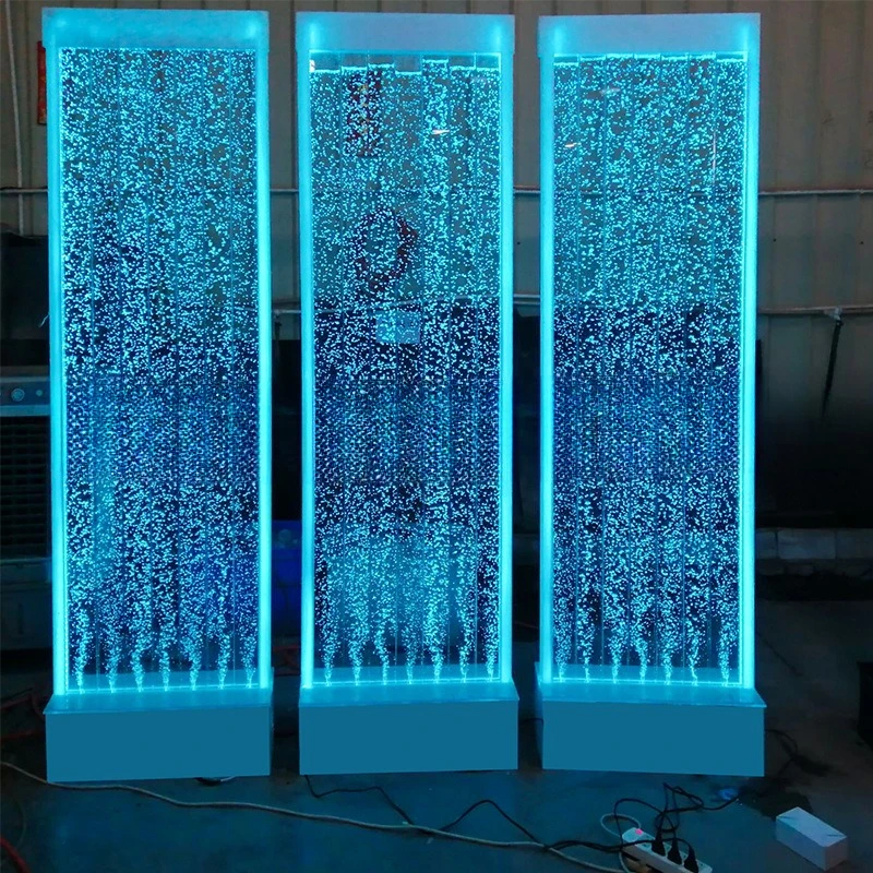 エントランスウォーターカーテンウォール ウォーターウォール ホテル レストラン ウォーターカーテン バブルウォール 魚タンク