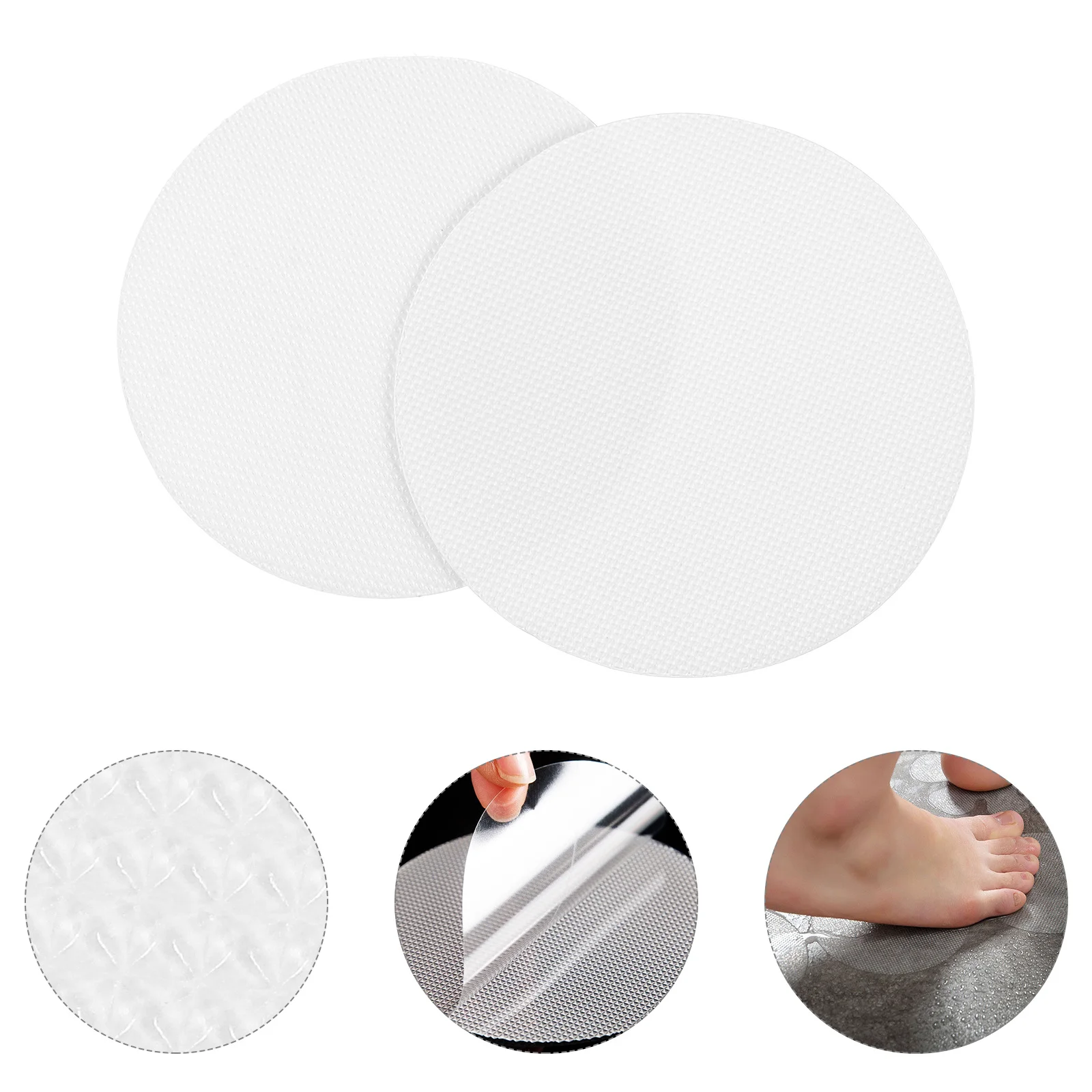 

16Pcs Bath Safety Anti-Slip Stickers Nonslip Shower Tapes DIY Round Shape Easy Install Home Kitchen Pool Balcony