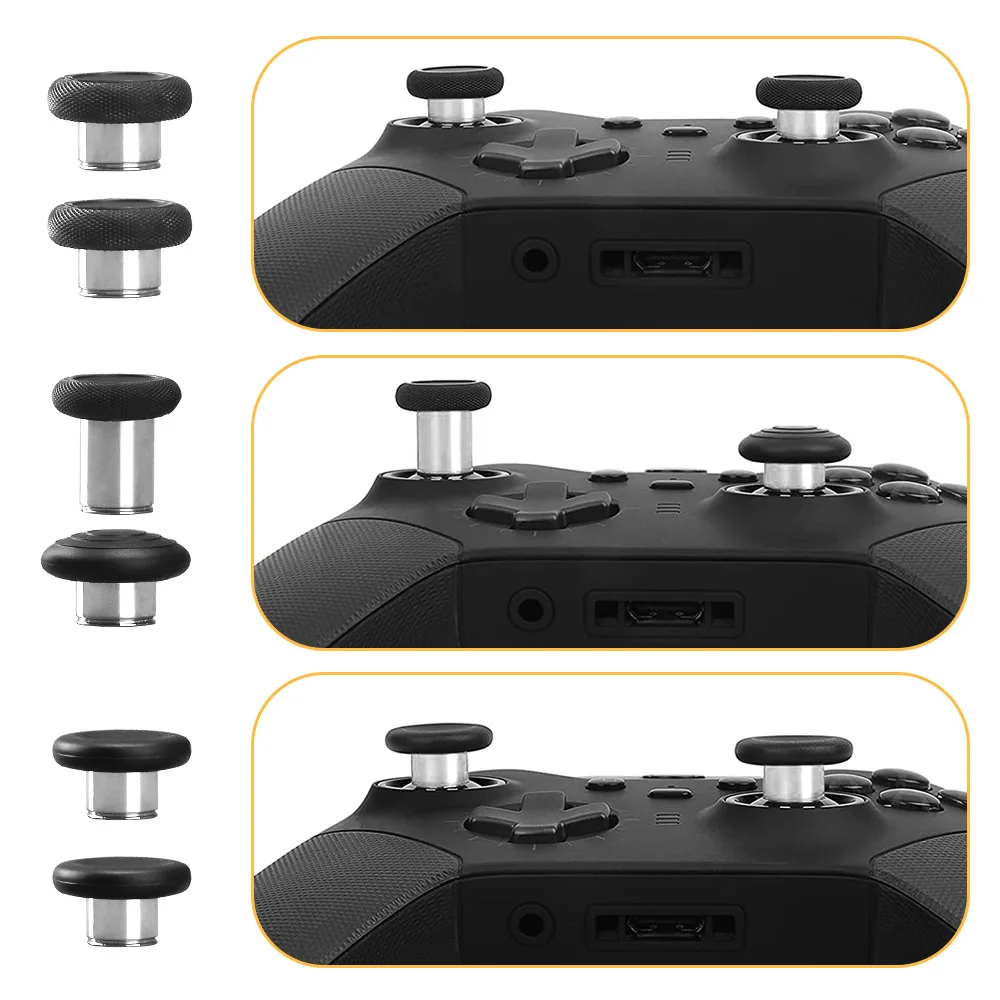 Kit d'accessoires pour contrôleur Xbox One Elite série 2, palettes de déclenchement en métal, ensemble de réparation, poignées de manette de jeu