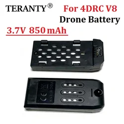 3.7V 850mAh Mini Battery For 4D-V8 For 4DRC V8 RC Drone Spare Parts for V8 Drone Rechargeable Battery Replacement Parts