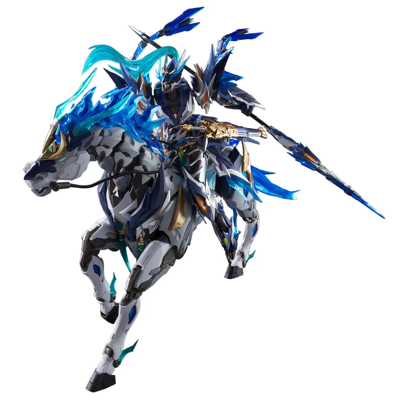 1/100 Motor Nucleaire Mnp-Xh05a Zhao Yun Met Mount Legering Skelet Super Mobiele Guochuang Gemonteerd Mech Model Kamer Decoratie
