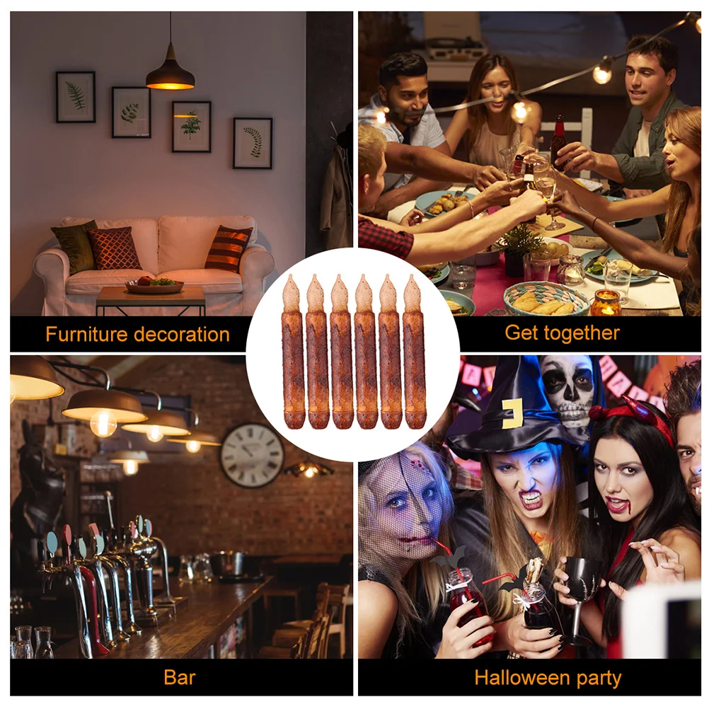 

2Pcs Halloween LED Lamp Lightweight Decorative Festival Party Lighting Halloween Lamp