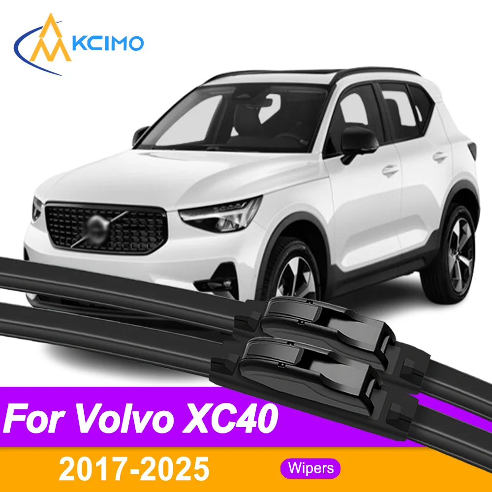 

2Pcs/set Quick-Install All-Weather Silent Wiper Blades For Volvo XC40/Volvo EX40/Volvo C40 2017-2025 Front Windshield