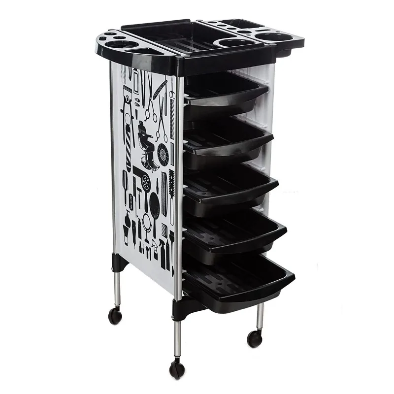 Barber Shop Cart Hair Salon Tool Cabinet Beauty Salon Storage Cart Storage Cart
