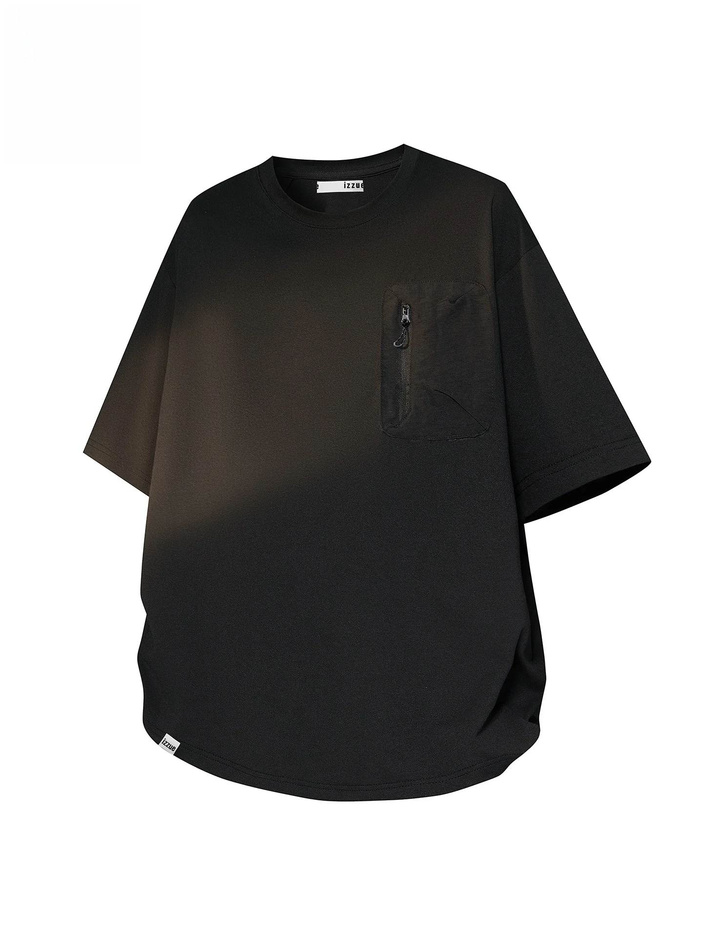 

Ice Silk Qui Dry Sport ort Sve T-irt Men's Loose Summer New Simple Upper Body Y Breathable Polyester Fiber Casual Tee