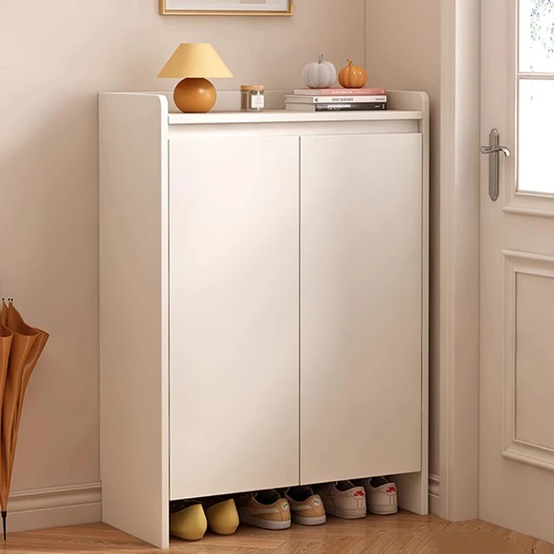 Scarpiera estetica bianca verticale salvaspazio dormitorio universitario elementi essenziali scarpiera interna Muebles decorazione del soggiorno