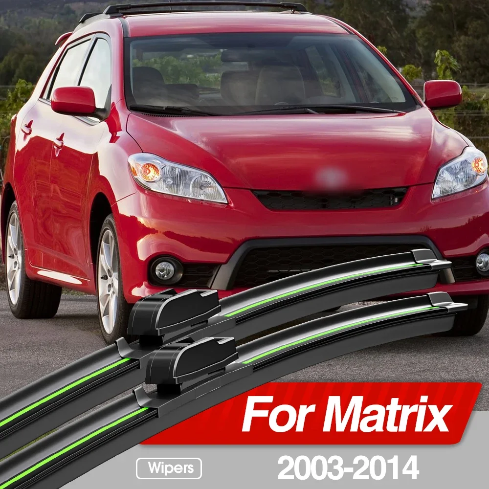 

For Toyota Matrix 2003-2014 Front Windshield Wiper Blades 2pcs Windscreen Window Accessories 2004 2006 2008 2009 2011 2012 2013