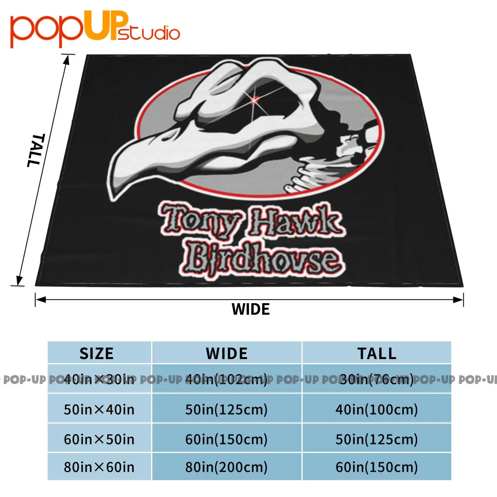 Birdhouse Tony Hawk Ultra-Soft Blanket Quilt Winter Sofa Cover Bed Covers - view 5