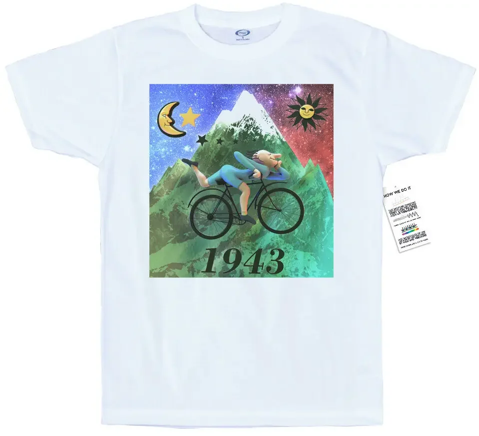 LSD Albert Hofmann T Shirt 3D rendered Artwork #acid blotter Y2K tops Unisex Summer Short Sleeve