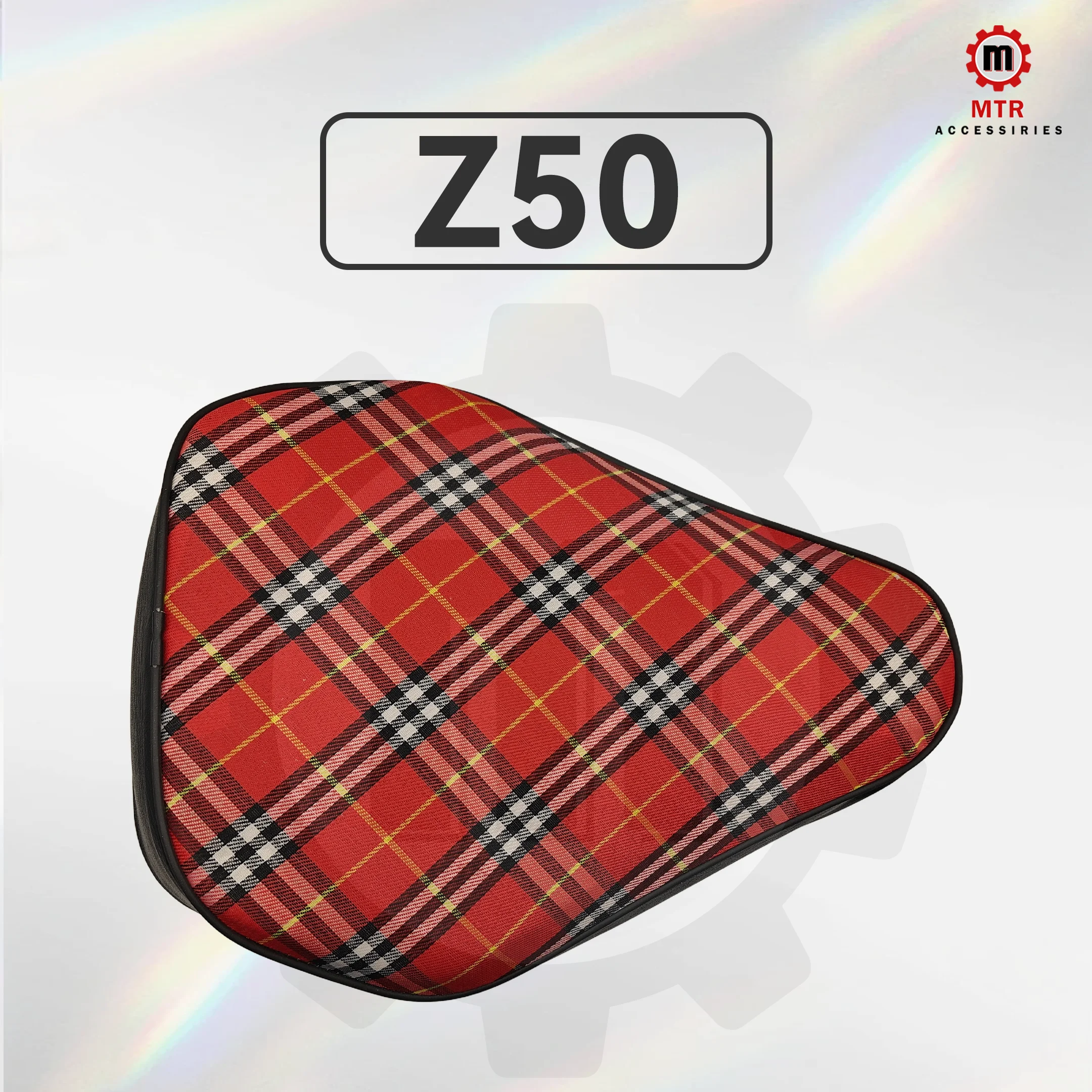 

Triangular Seat Monkey Red Cushion Z50 Checkerboard Pattern Seat Monkey Bike Parts for Monkey Z50 Motorcycles