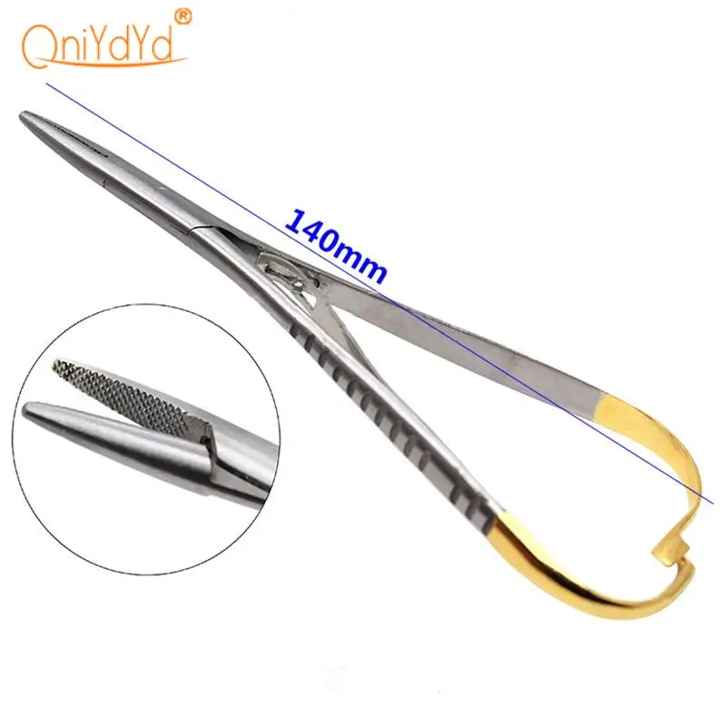 Dental Mathieu Needle Holder Pliers 14Cm Stainless Steel  Orthodontic Tweezer Instrument Tool