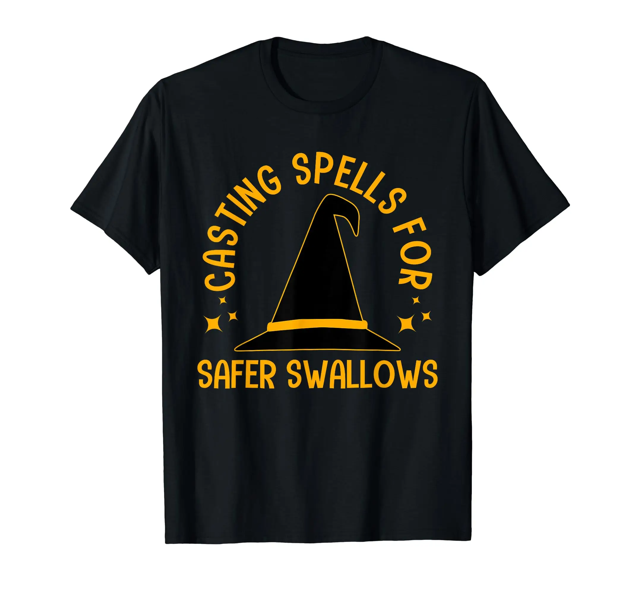 

Casting Spells For Safer Swallows Retro Halloween Costume Men Women T-Shirt Classic Logo T Shirt and Stickers Unisex Adult