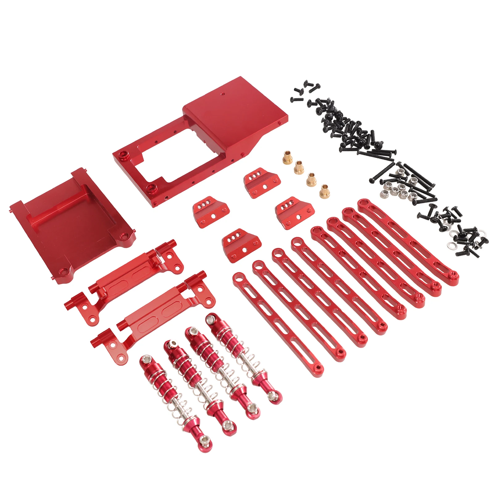 Used for MN Model 1/12 MN168 MN78 RC Car Parts Metal Upgrade Parts Accessories Rod Shock Absorber Vulnerability Kit