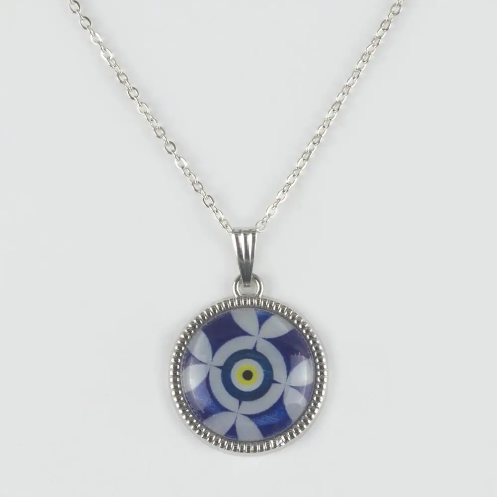 Evil eye Figured Pearl Necklace (Small)