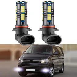 2Pcs LED Fog Lamp Bulbs Canbus For VW T5 T5.1 Transporter 2003 -2015 LED Front Fog Light  White