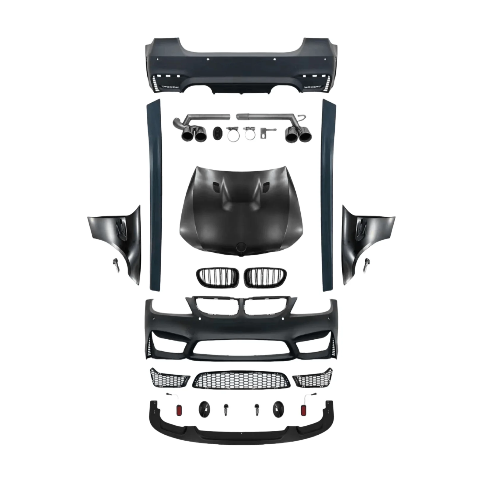 

High Quality Car Body Kit for 5 Series E90 2005 2006 2007 2008 Upgrade M4 Style Front Rear Bumper Exterior Bodykit