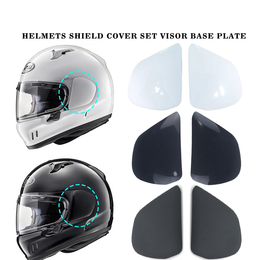 Motorcycle Helmets Shield Cover Set Visor Base Plate Helmet Accessories For ARAI XD X D