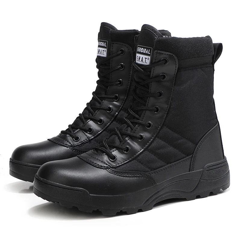 Tactical Boots Sandbox Unisex Outdoor Hiking Camping Desert High Top Training Shoes for Men Cowboy Boots Work Boots for Men