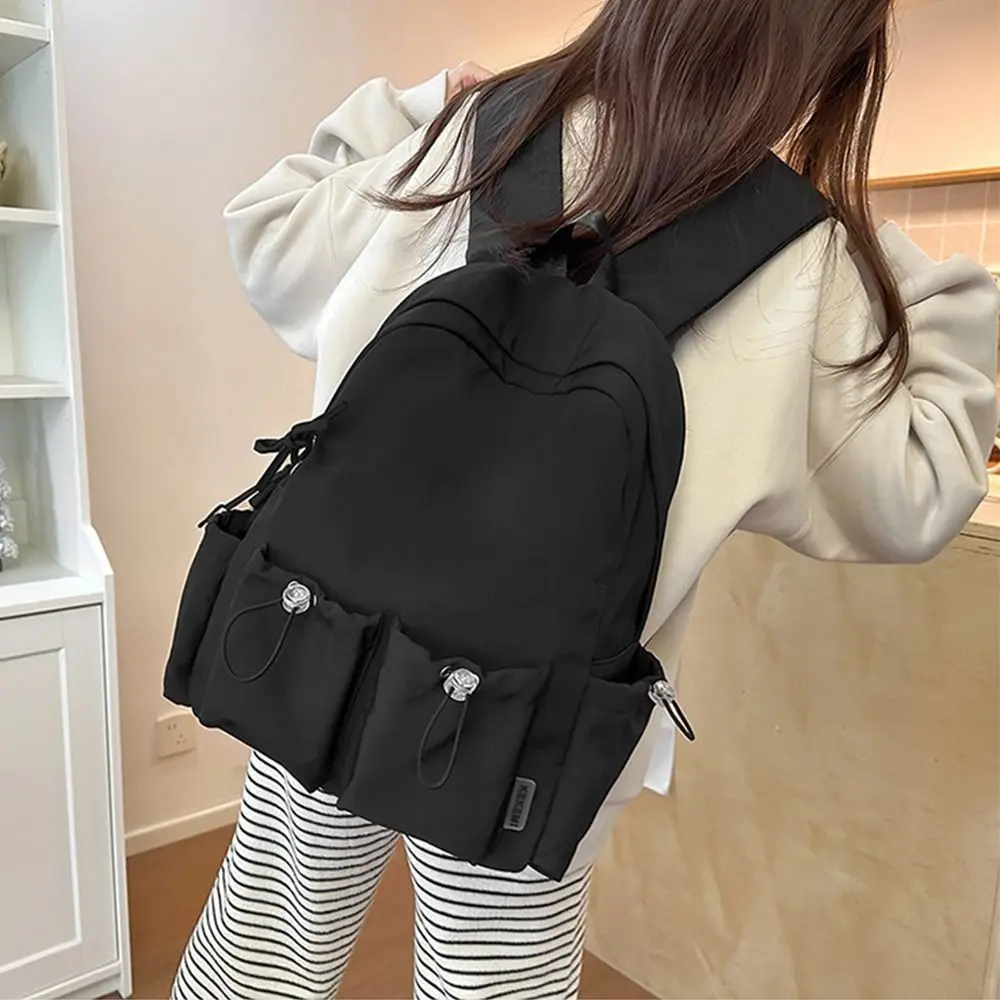

Lightweight Students School Bags Waterproof Zipper Closure Cartoon Shoulder Bag Adjustable Straps Comfortable