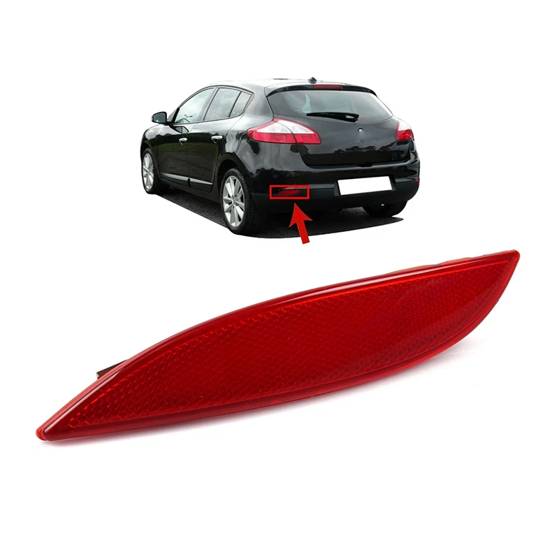 For Renault Megane CLIO MK3 Hatchback 2008 2009 2010 2011-2013 265650004R 265600004R Car Reflective Rear Bumper Signal Lights