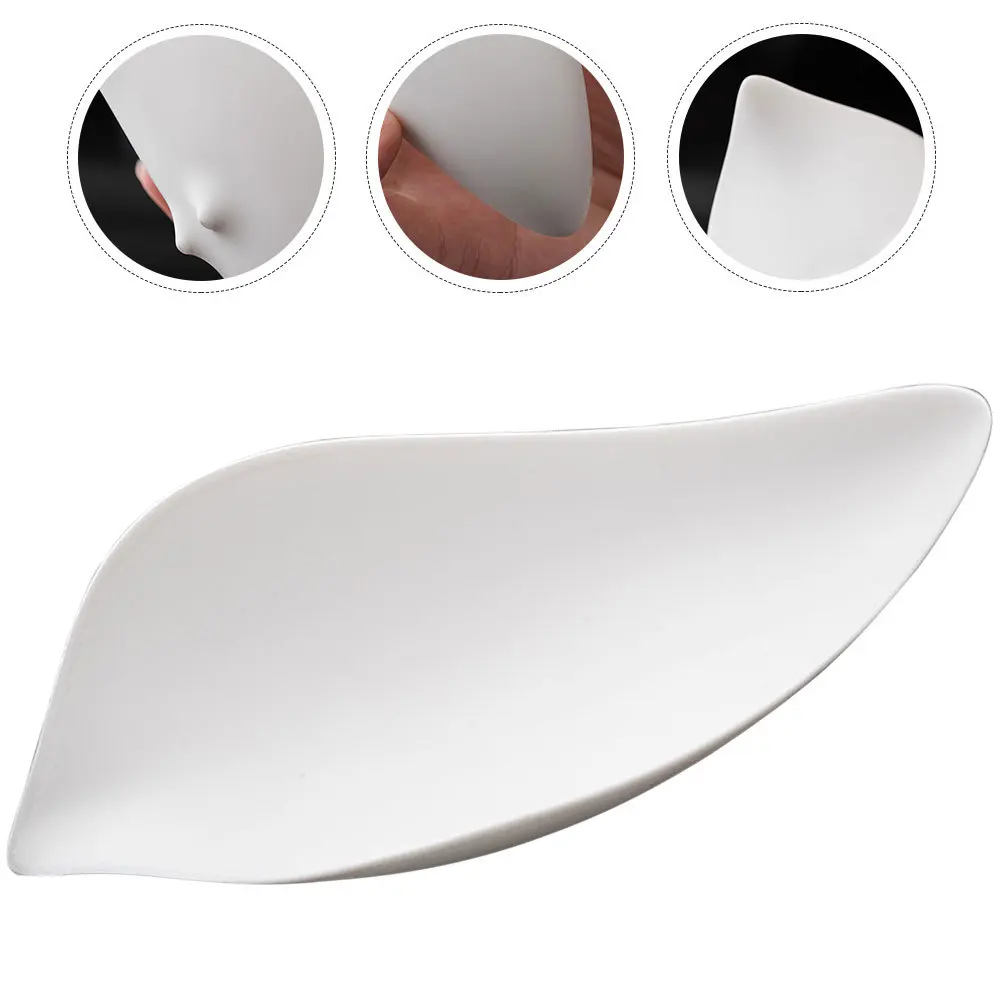 

Exquisite Tea Shovel Ceramic Based Multi-Function Scoop for Loose Tea Milk Powder Baking Ingredients Smooth Safe Edges Daily Use