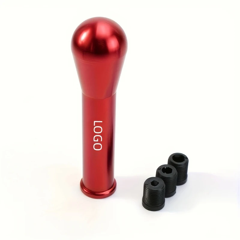 مقبض ناقل الحركة المعدل للسيارة من سبائك الألومنيوم العالمي - ملحق ترقية مقبض ناقل الحركة اليدوي المعدني