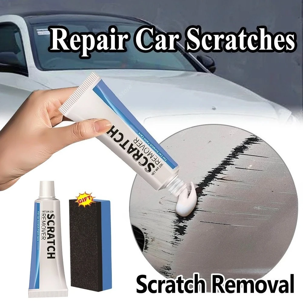 Car Scratch Remove Automobile Polishing Paste Sponge Pickup Trucks Body Paint Smooth Care Refurbishment Broken Scratchs Repair