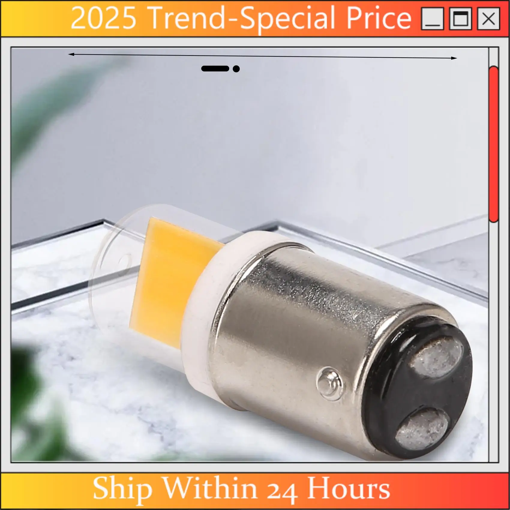 AA64 BA15D Led Light Bulb 3W 110V 220V AC Non-Dimming 300 Lumens COB 1511 Led Lamp White Warm White For Chandelier Sewing Machin
