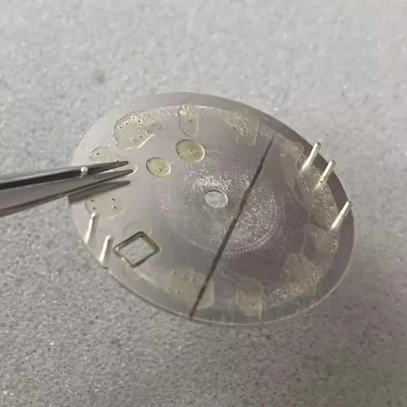 28.5 มม.สีดําDialไม่มีโลโก้SunลวดลายโรมันSilver Goldเล็บพื้นผิวเหมาะสําหรับNH35 NH36 4R 7Sการเคลื่อนไหวใหม่ล่าสุดสไตล์