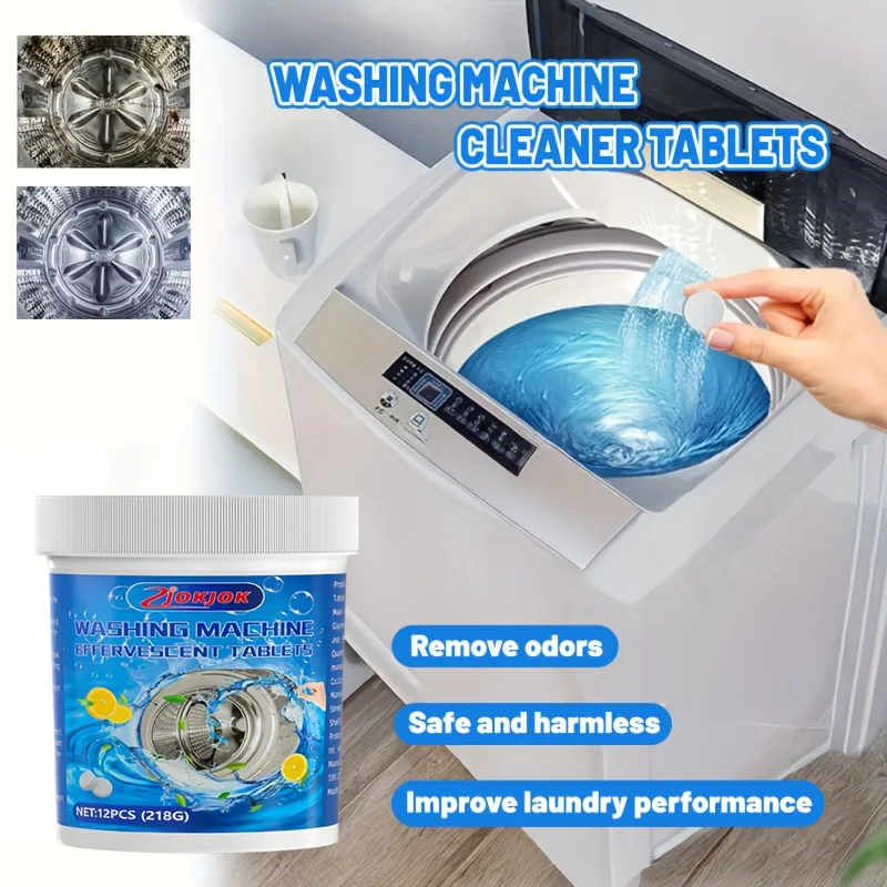 

12-упаковок таблеток для стиральных машин, листы для глубокой очистки моющего средства, эффективное средство для удаления пятен и средство для устранения запаха, быстрый уход за стиркой