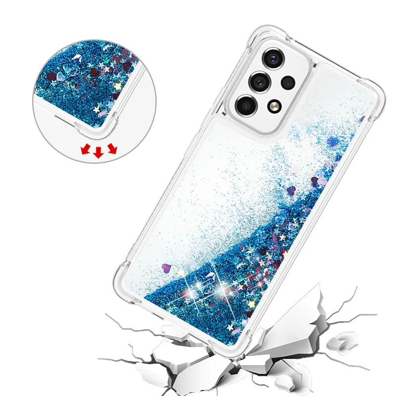 Redmi Note 12 Pro Case For Funda Xiaomi Redmi Note 12 Pro Cover Quicksand Dynamic Liquid Case on Redmi Note12 12Pro Phone Cases