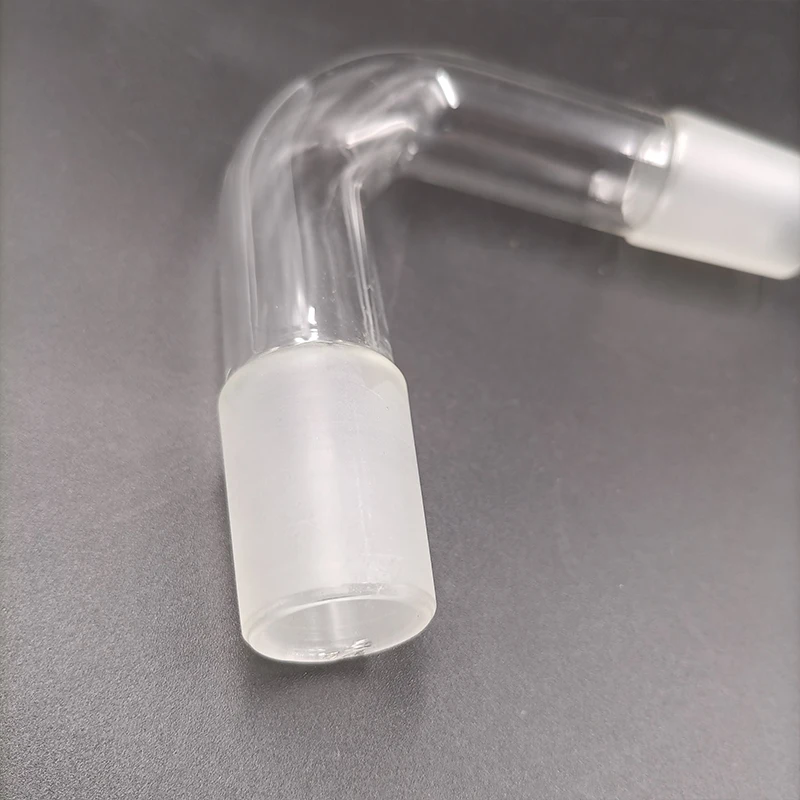 Adaptador de destilación de curva 75 con junta 24/29, cristalería de laboratorio