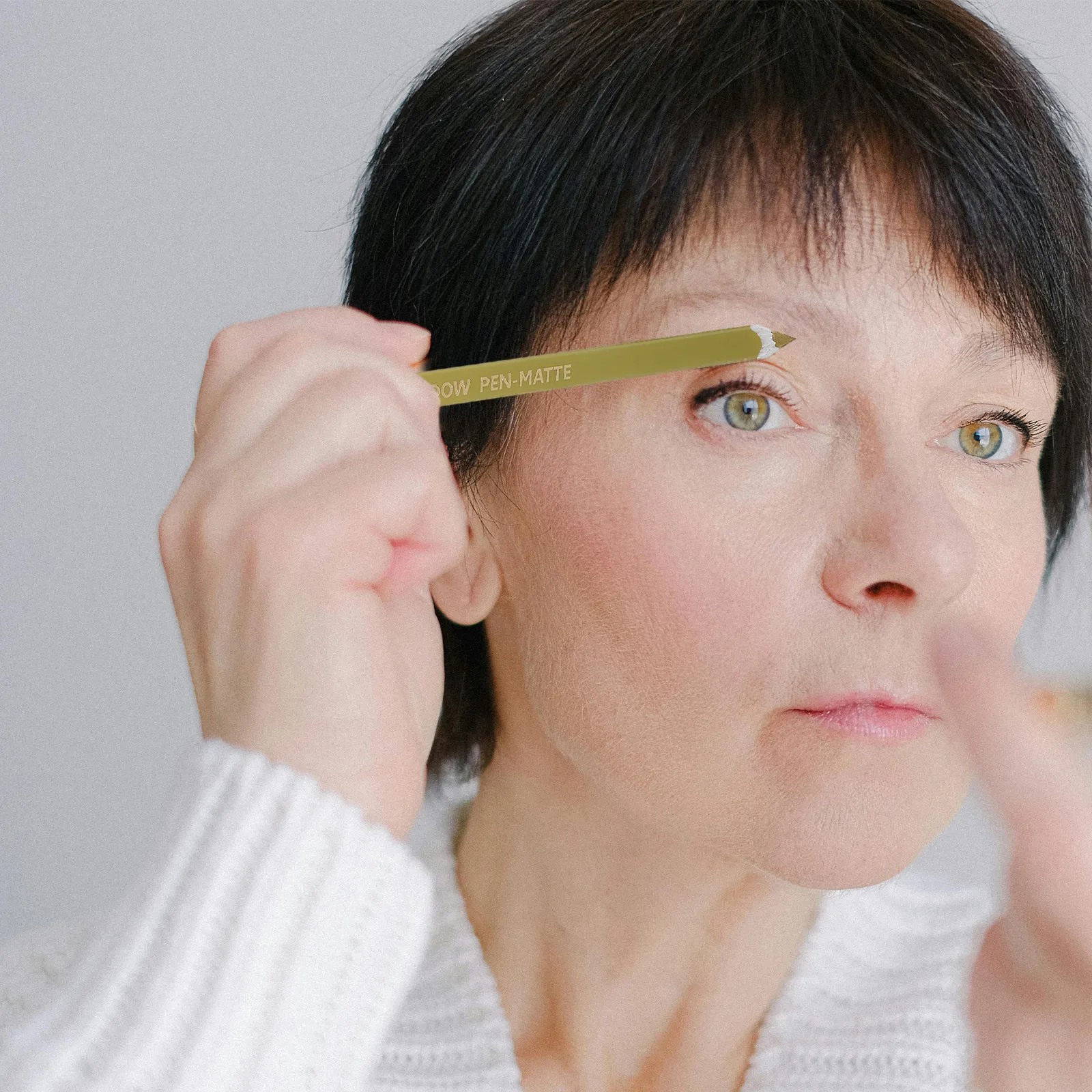 1 Juego de lápices de sombra de ojos para maquillaje, aspecto mate, deslizamiento suave, uso durante todo el día, delineador de ojos incluido, barra fácil de usar para principiantes, portátil
