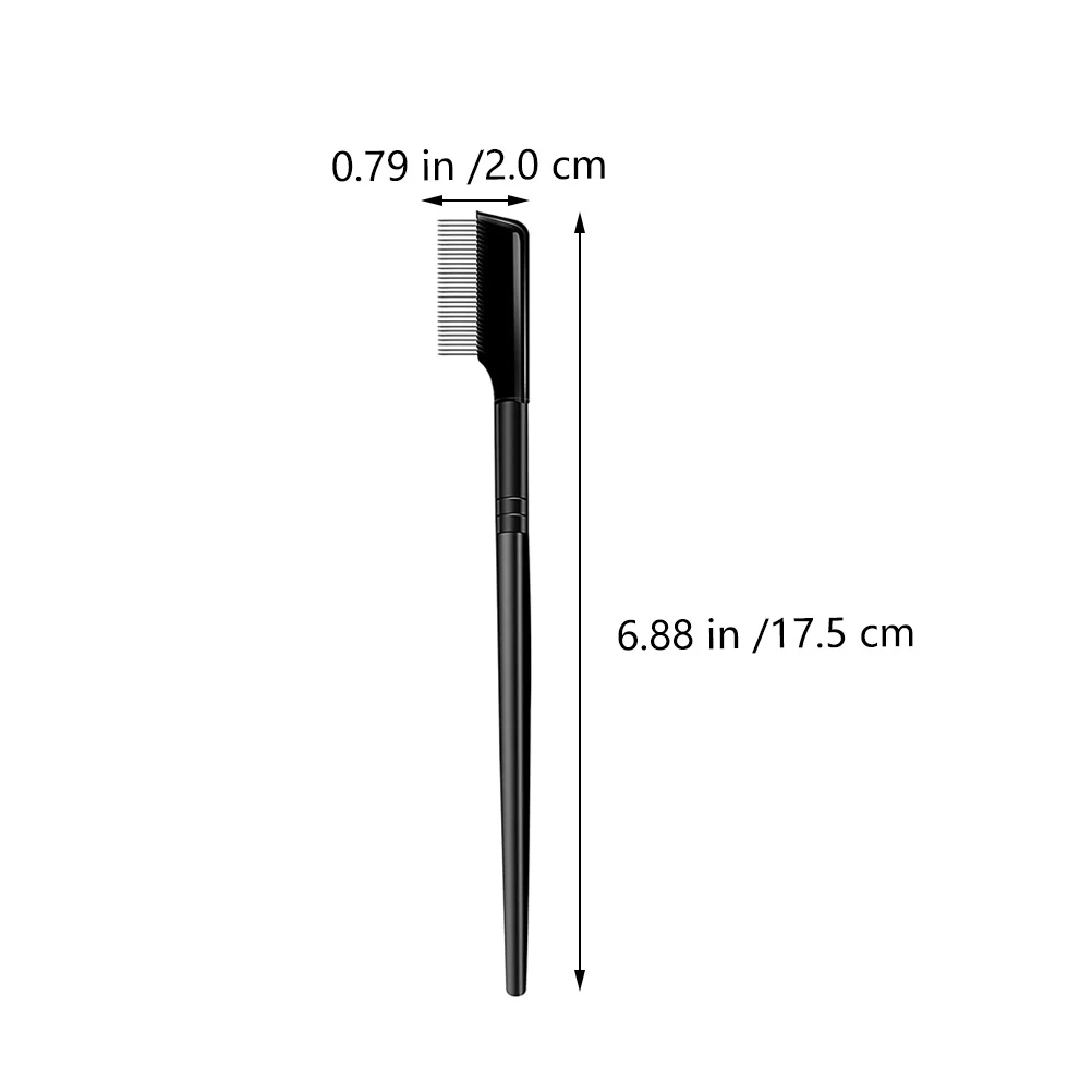 2 stücke Wimpern Augenbraue Kamm Dichte Zähne Stahl Nadel Praktische Lash Brow Pflege Werkzeug Make-Up Gestaltung Tragbare Separator