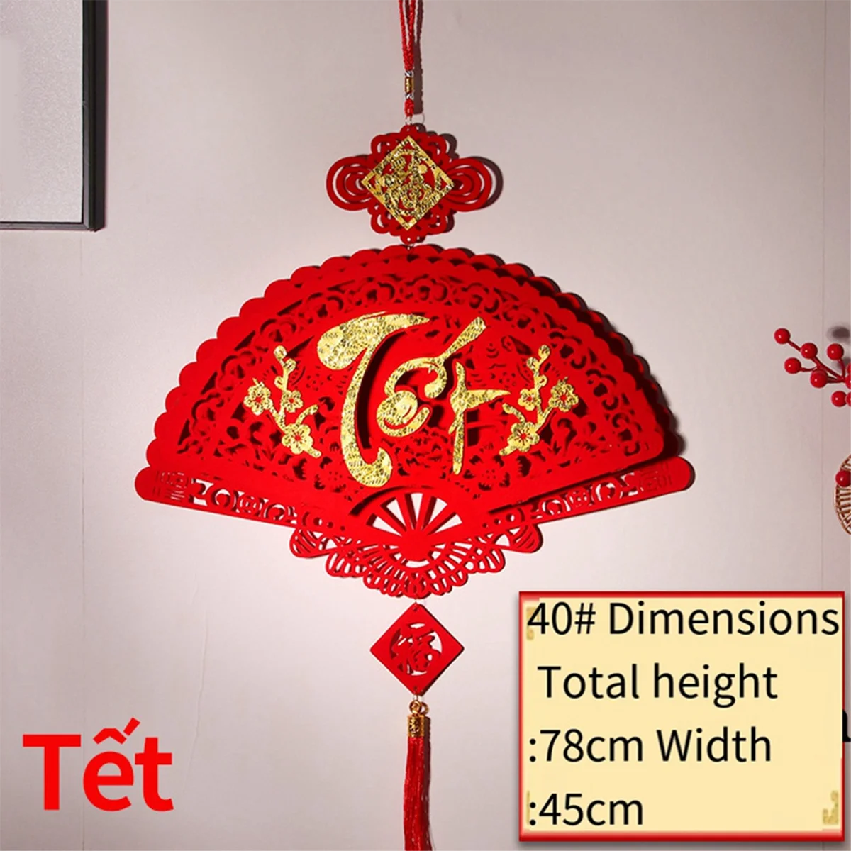 

Sale Chinese New Year Tassels Hanging Ornament Pendants Spring Festival Traditional Decor 2024 Lunar Year Decor Pendants Type 1