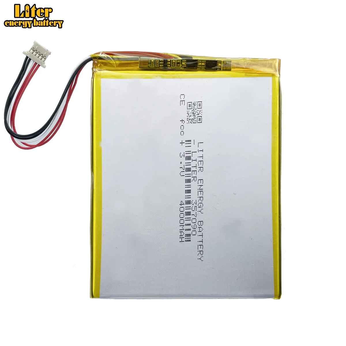 5-wire Connector 357090 3.7V 4000mAh Rechargeable Lithium Polymer Lipo Li-ion Battery For Tablet PC E-book Medical Equipment