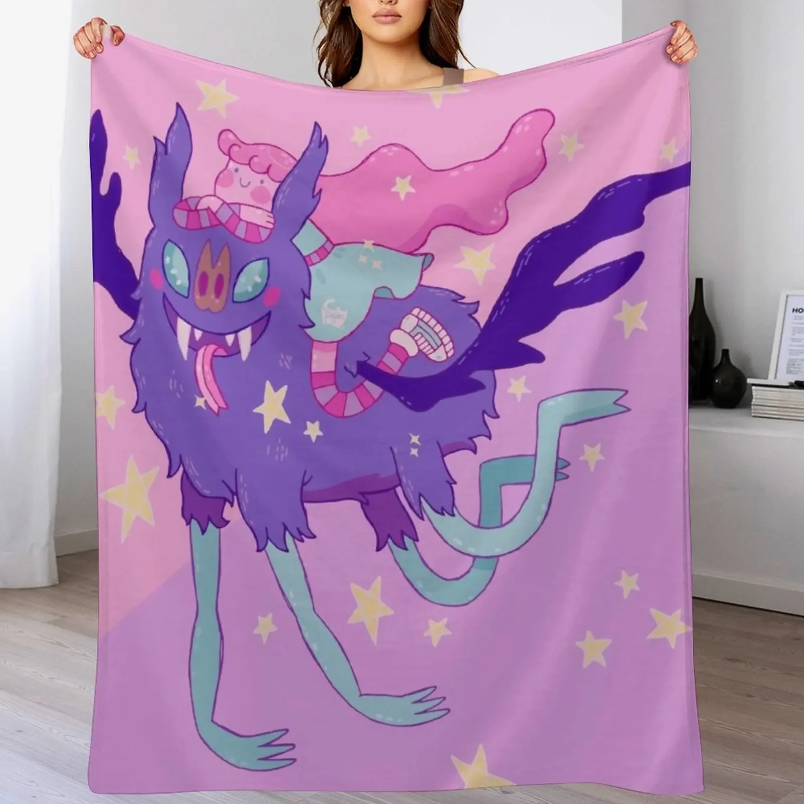 

Marcy & Bonibel Throw Blanket Vintage blankets and throws Tourist Weighted Blankets