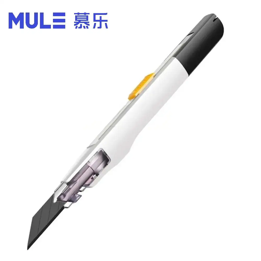 Automatic Locking Anti-Shaking Utility Knife Cute Retractable Box Cutter for Wallpaper Sculpture Snap off Cut
