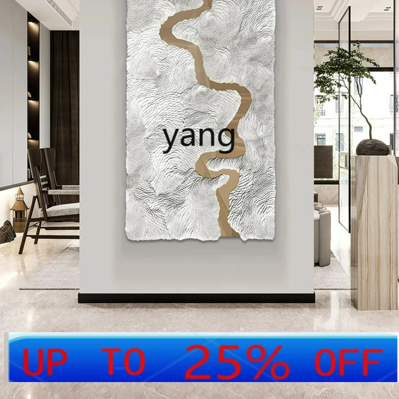 

LH Staircase Mural Atmospheric Three-Dimensional Leather Device Painting