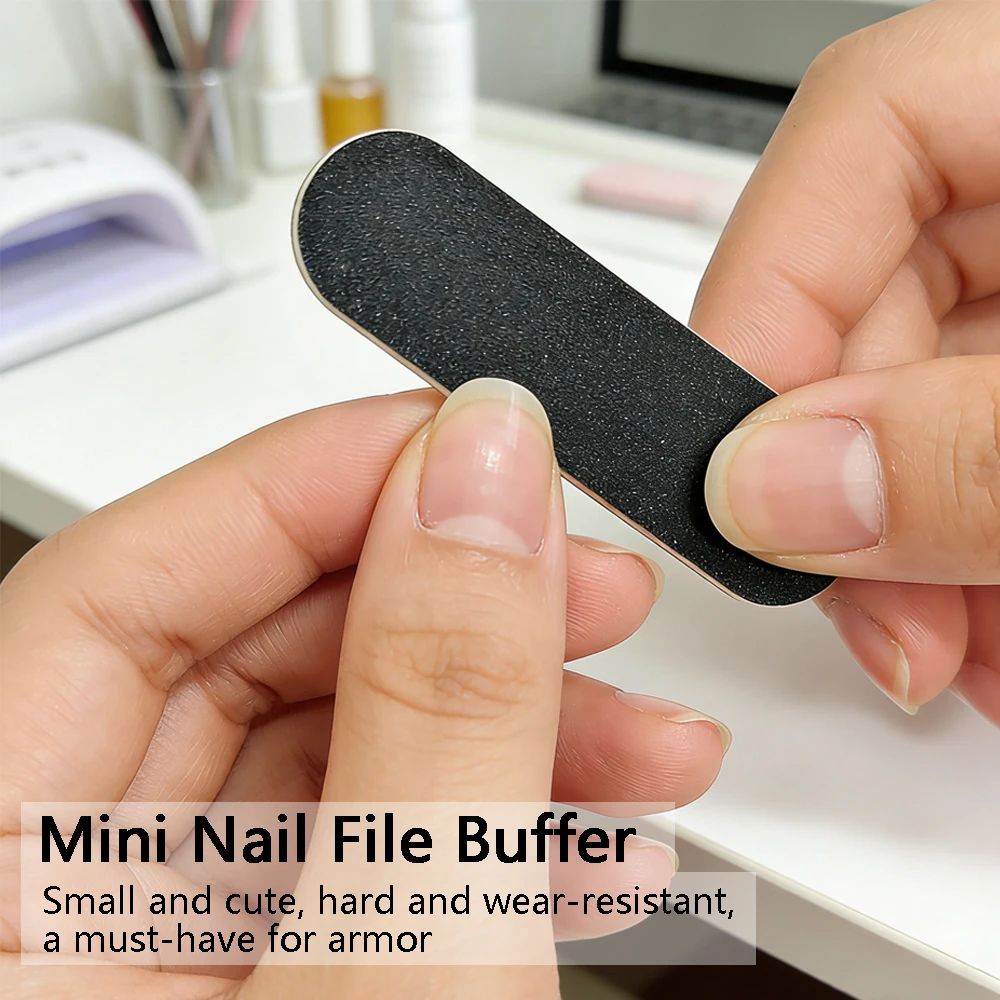 50/100/200 Stück Mini-Nagelfeilen 100/180 Doppelseitige Nagelfeilen für Maniküre, Pediküre, Nagelkunst, Polieren und Formgebung – Detail 5