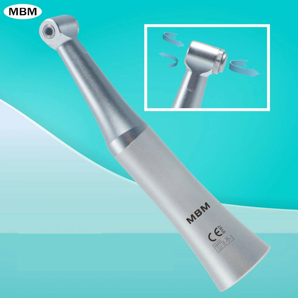 

MBM Dental Endodontic Treatment Handpiece Contra Angle 6:1 Low Speed Handpiece Mini Head for Endodontic Root Canal Preparation