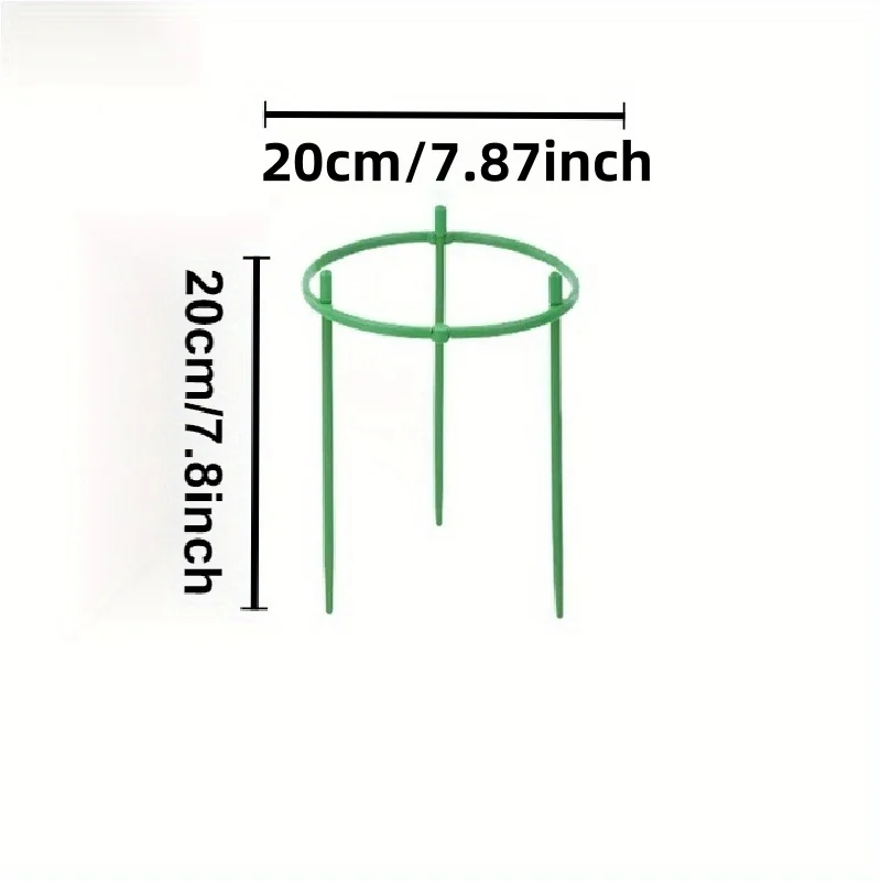 2/4Packs Plant Support Stake Stackable Garden Flower Support, Plant Stakes for Indoor Outdoor Plants Flower Climbing Plants