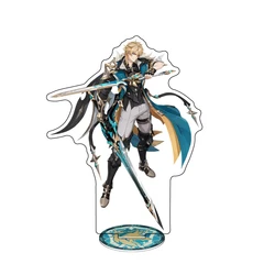 Anime Figure Furina Zhongli Arlecchino Xiao Yae Miko Yelan Acrylic Stand Model Plate Desk Decor Standing Sign Fans Gift