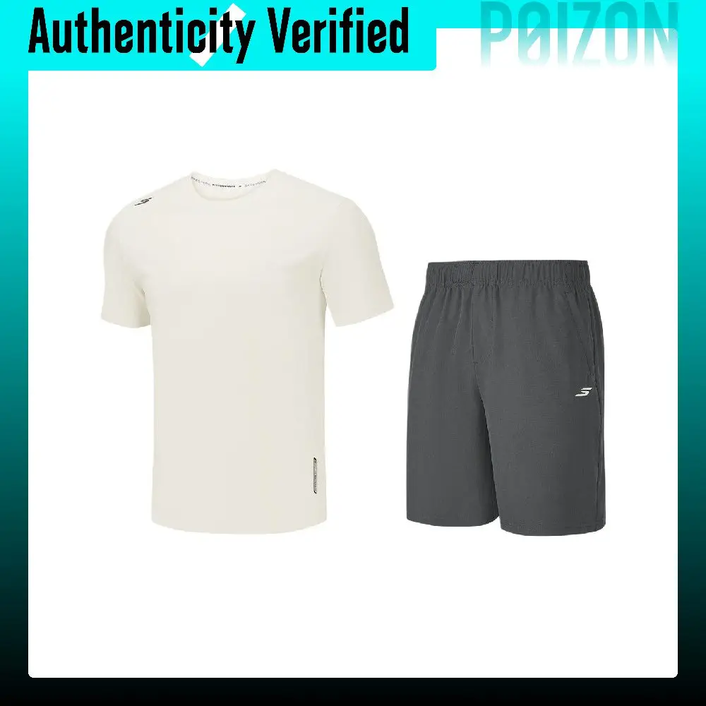 Skechers Quick-Dry Top & Pants Sets Unisex Marshmallow White/0074 Crew Neck Thin P226U086-0074
