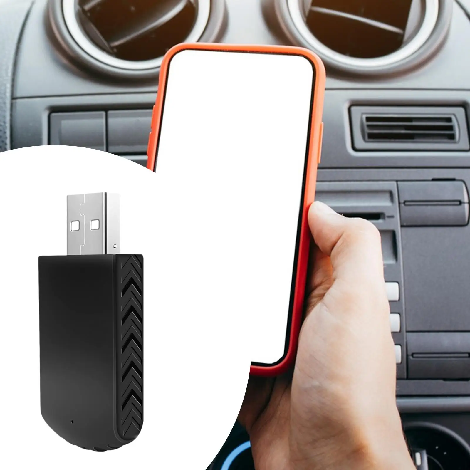 

Mini Adapter Converts Wired to Lightweight Portable Connection Fast Stable Auto