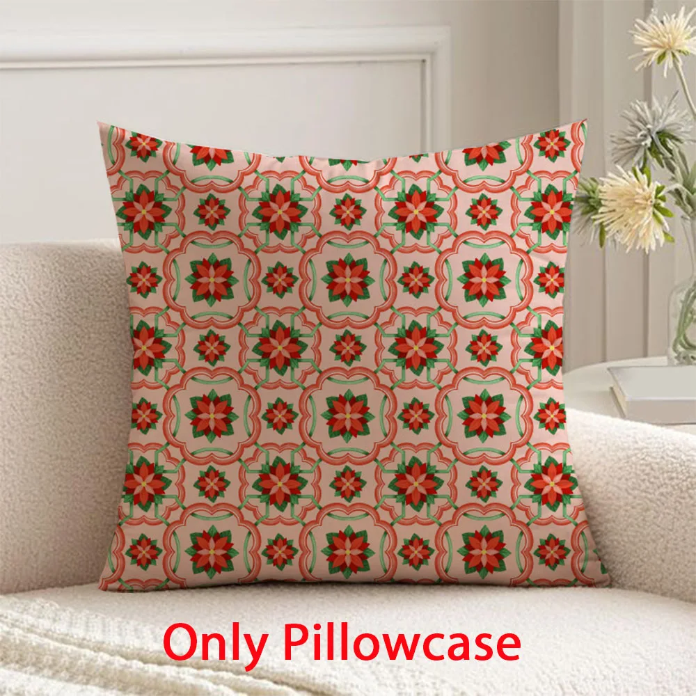 

Christmas Pillow cover winter Merry Christmas decorative 45x45 cushions cover for New Year pillow case
