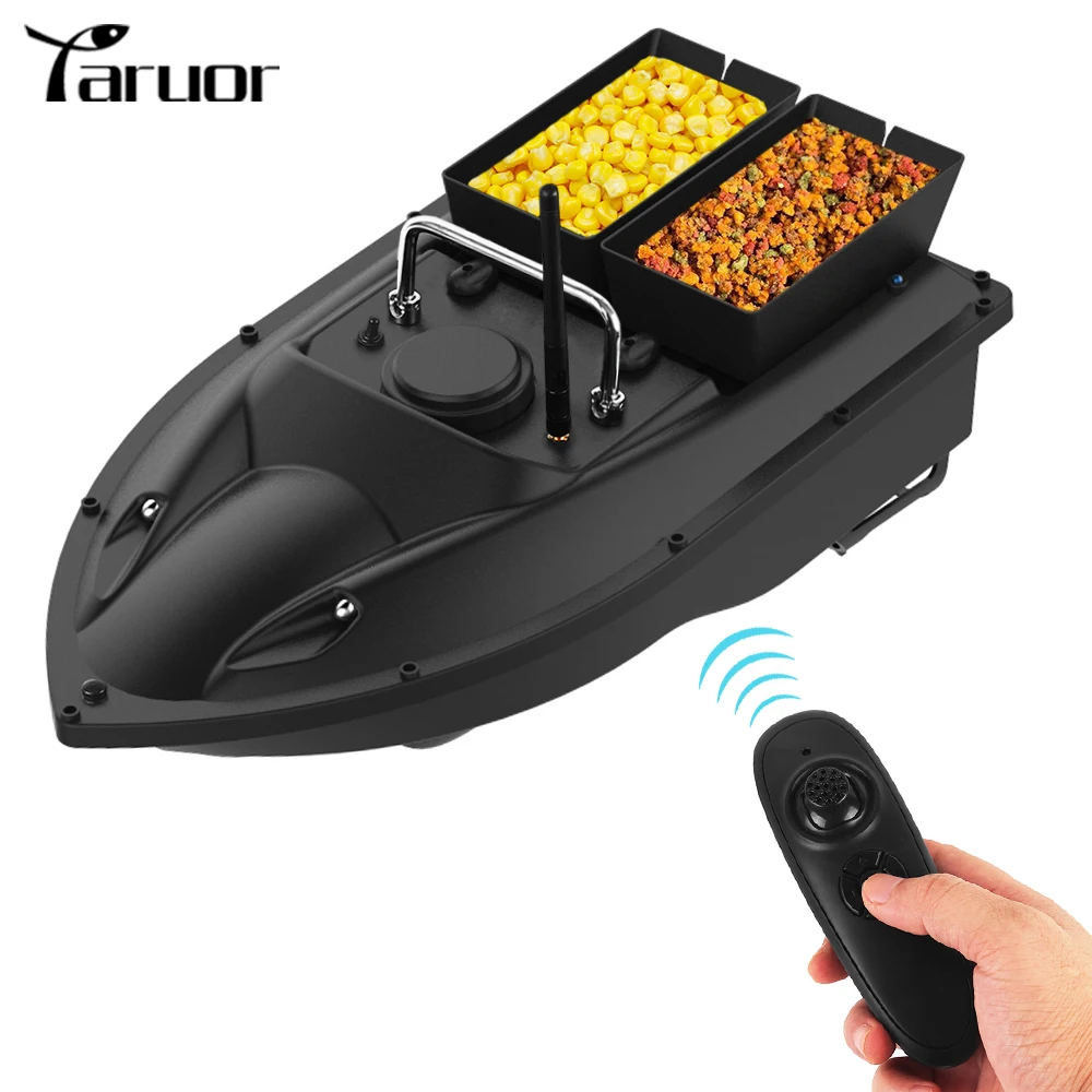 Wireless Remote Control Fishing Bait Boat Smart Fishing Feeder Fish Finder Device 430-540 yards Remote Range Auto Rc lure boat